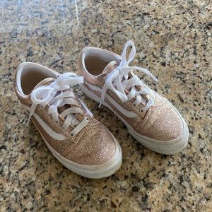 Girls Vans tennis shoes size 13.5.